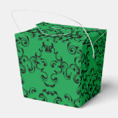 Ballotins Mariage gothique vert et noir (Arrière)