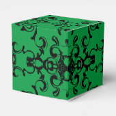 Ballotins Mariage gothique vert et noir (Arrière)