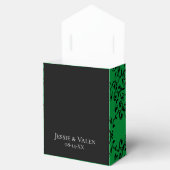 Ballotins Mariage gothique vert et noir (Ouvert)