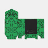 Ballotins Mariage gothique vert et noir (Déplié)