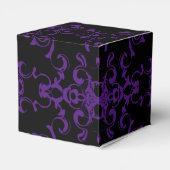 Ballotins Mariage gothique violet et noir (Arrière)