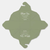 Ballotins Mariage Green Bride (Déplié)