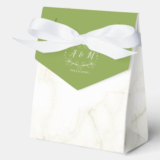 Ballotins Mariage Green Chic (Recto)