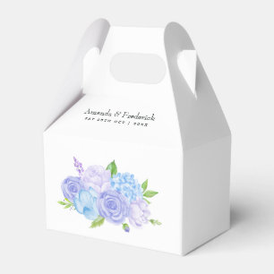 Ballotins Mariage Hydrangea Bleu et Lavande Clair