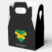 Ballotins Mariage jamaïcain du coeur du drapeau (Ouvert)