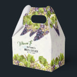 Ballotins Mariage Jardin Méditerranéen Vigne Raisin<br><div class="desc">Raisins nichés dans des feuilles vertes.</div>