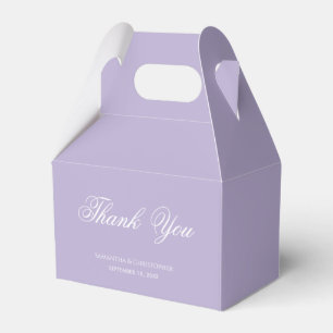 Ballotins Mariage Lavande Violet Simple Script Merci
