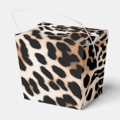 Ballotins Mariage léopard de Pêche Noire Crème (Arrière)