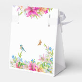 Ballotins Mariage.Lys et oiseaux Aquarelle (Arrière)