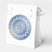 Ballotins Mariage Mandala Bleu Dentelle (Arrière)