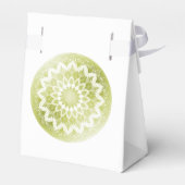 Ballotins Mariage Mandala Vert à Dentelle (Arrière)