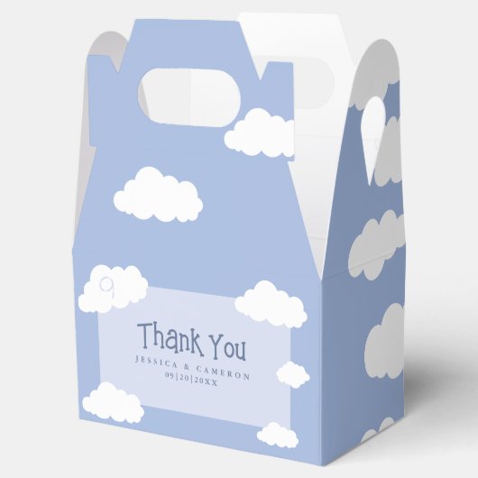 Ballotins Mariage Merci Cloud Neuf Cute Invité Ballotin (Ouvert)