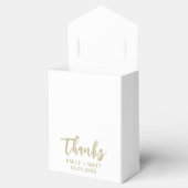 Ballotins Mariage Merci Elegant Parties scintillant or Ballo (Ouvert)