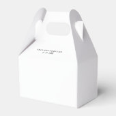 Ballotins Mariage minimaliste simple (Arrière)