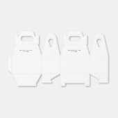 Ballotins Mariage minimaliste simple (Déplié)