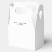Ballotins Mariage minimaliste simple (Ouvert)