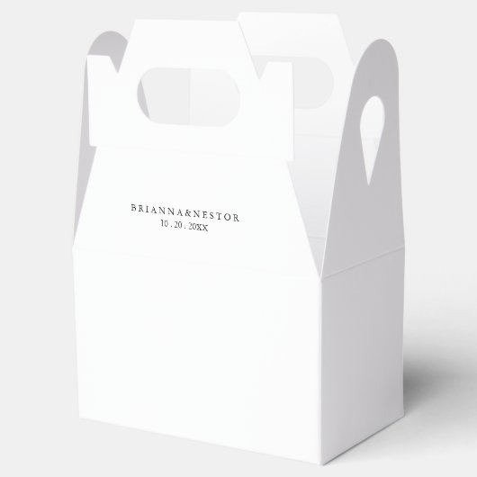 Ballotins Mariage minimaliste simple (Ouvert)
