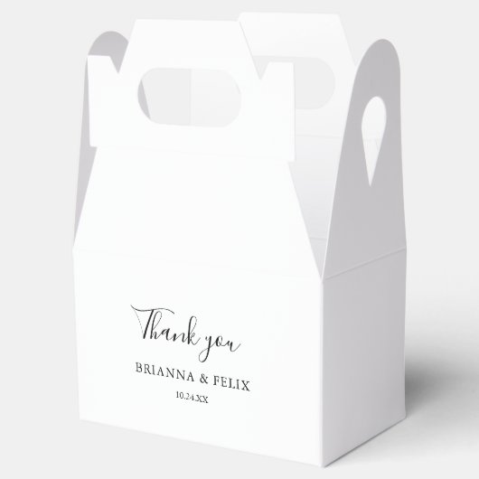 Ballotins Mariage minimaliste simple (Ouvert)