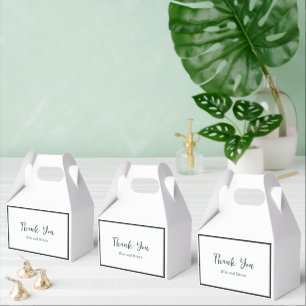 Ballotins Mariage Minimaliste Typographie Moderne
