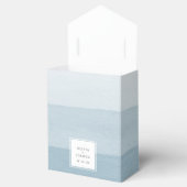 Ballotins Mariage moderne bleu (Ouvert)