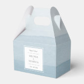 Ballotins Mariage Moderne Bleu (Arrière)