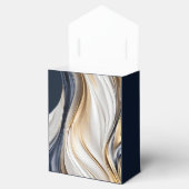 Ballotins Mariage moderne Bleu Or Blanc (Ouvert)
