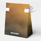 Ballotins Mariage moderne Bold Black Gold Bow (Arrière)