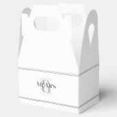 Ballotins Mariage moderne décoratif M. Mme ID887 (Ouvert)