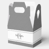 Ballotins Mariage moderne décoratif M. Mme ID887 (Ouvert)