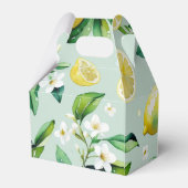 Ballotins Mariage moderne sous le thème des fleurs de citron (Arrière)