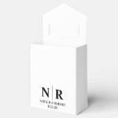 Ballotins Mariage Monogramme Initiales De Mariée Et De Salle (Ouvert)