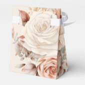 Ballotins Mariage Monogramme Mocha Mocha Floral (Arrière)