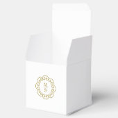 Ballotins Mariage Monogramme Or (Ouvert)