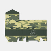 Ballotins Mariage motif camouflage vert (Déplié)