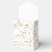 Ballotins Mariage Motif Golden Leaf ID655 (Ouvert)