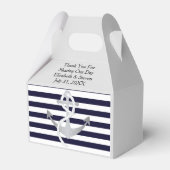 Ballotins Mariage nautique Ancre Ballotin moderne (Arrière)