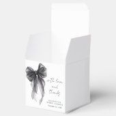 Ballotins Mariage Noir à l'aquarelle Coquette Shower (Ouvert)