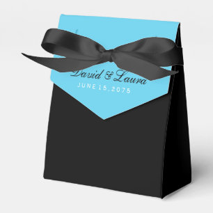 Ballotins Mariage Noir Blanc et Bleu Canard