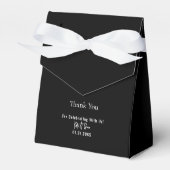 Ballotins Mariage noir classique (Verso)