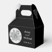 Ballotins Mariage noir et blanc (Verso)