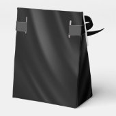 Ballotins Mariage noir gothique Satin noir ID866 (Arrière)