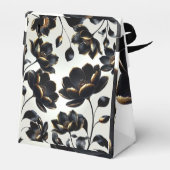 Ballotins Mariage noir & or Floral Greige (Arrière)