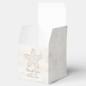 Ballotins Mariage Orange Rustique Starfish (Ouvert)