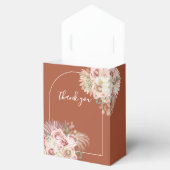 Ballotins Mariage Pampas Grass Boho Terracotta (Ouvert)