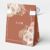 Ballotins Mariage Pampas Grass Boho Terracotta (Arrière)