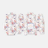 Ballotins Mariage papillon floral d'été (Déplié)