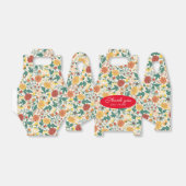 Ballotins Mariage Pastel Orange Yellow Spring Dahlia Fleurs (Déplié)