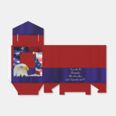 Ballotins Mariage patriotique américain (Déplié)