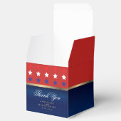 Ballotins Mariage patriotique rouge, blanc et bleu (Ouvert)