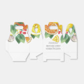 Ballotins Mariage personnalisé Citrus Faveur (Déplié)